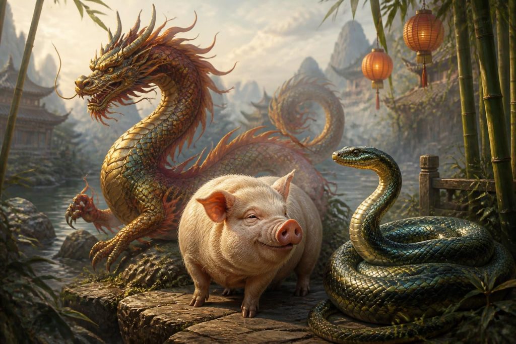 découvrez les prédictions détaillées de l'horoscope chinois 2025 pour le dragon, le cochon et le serpent. amour, carrière, santé : préparez votre année avec nos conseils personnalisés.