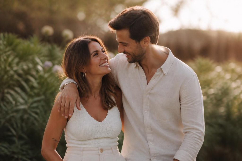 découvrez les photos d'alicia dauby et de son mari, révélant leur complicité et leurs moments tendres en couple.