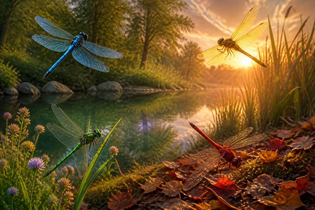 découvrez la signification symbolique de la libellule à travers ses différentes couleurs et environnements, et comprenez ce que cet insecte fascinant représente dans diverses cultures.