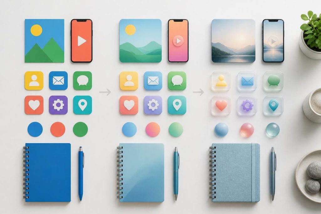 découvrez le flat design : son style épuré, des exemples concrets et son évolution vers le flat design 2.0, alliant modernité et fonctionnalité.