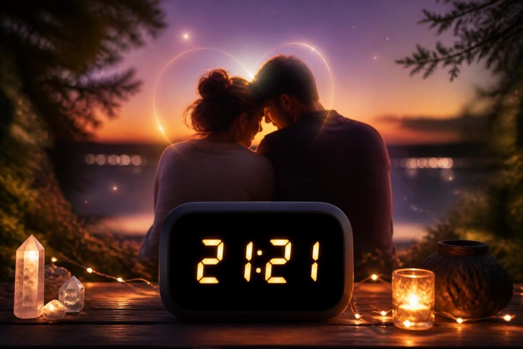 découvrez la signification spirituelle de l'heure miroir 21h21 et ses implications en amour. interprétez ce symbole mystique pour mieux comprendre vos relations et votre cheminement spirituel.